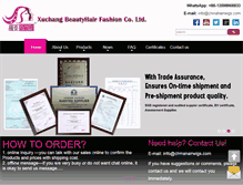Tablet Screenshot of chinahairwigs.com